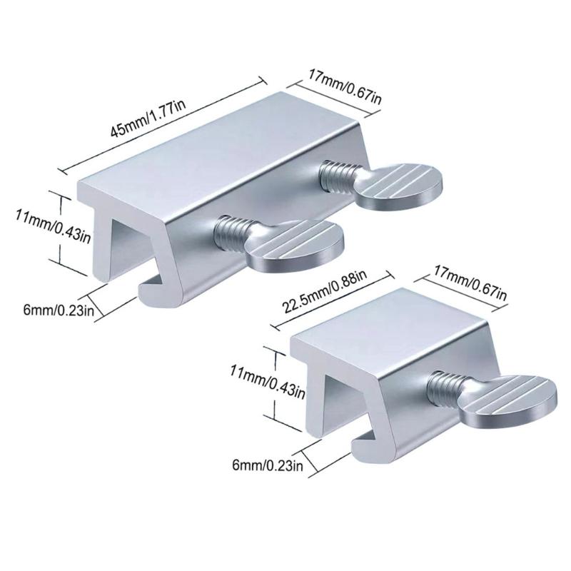 Metal Sliding Window Security Lock 4 Piece Adjustable Ventilation Position Aluminum Anti Theft Device Door Rail Limiter