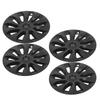 4PCS 20in Wheel Hub Cap Matte Black Personalized Wheel Rim Hubcap Replacement