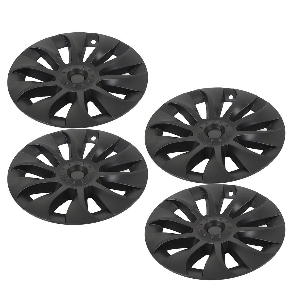 4PCS 20in Wheel Hub Cap Matte Black Personalized Wheel Rim Hubcap Replacement