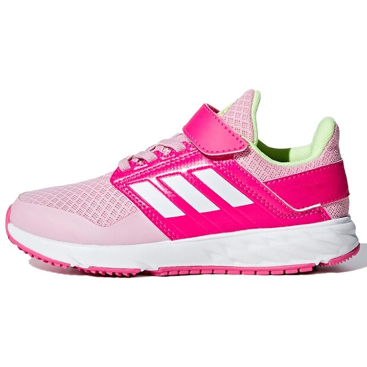 New Adidas Fortafaito El K Slip Resistant Low Top Kids' Running Shoes Pink White Kids' F36104