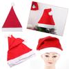 4/5PCS Christmas Hat S/L Size Available Red Non-woven Fabric Santa Claus Xmas Hat for Man Woman Festival Decoration Supplies ZYF