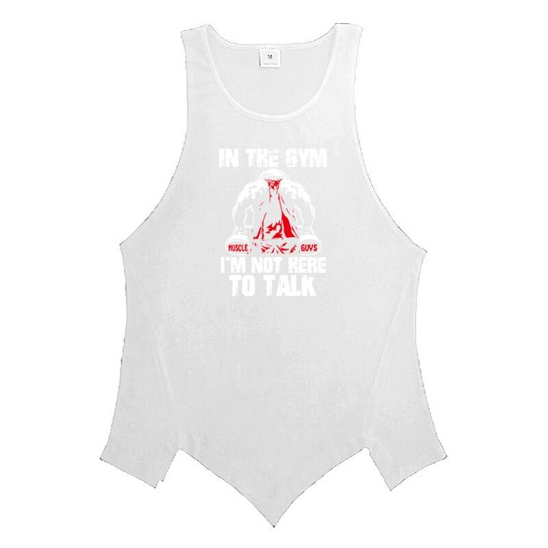 Pánske oblečenie na telocvik Leto Priedušný Nepravidelný lem Fitness Tielka Voľný Trend Street Wear Tričká bez rukávov Kulturistika