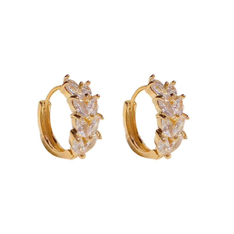 2023 Trendy Wheat Ear Design Ear Cuffs for Women - Elegant and Modern Summer Earrings