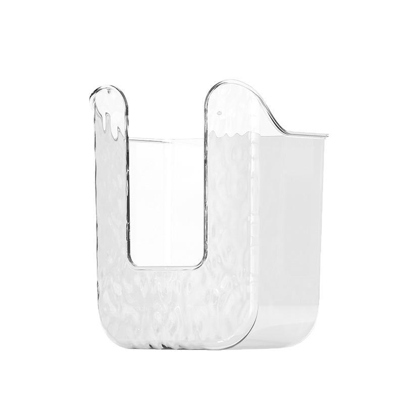 Wall Mounted Wipes Dispenser Self-Adhesive Waterproof Punch Free Tissue Holder for Kitchen Bathroom Patio Home