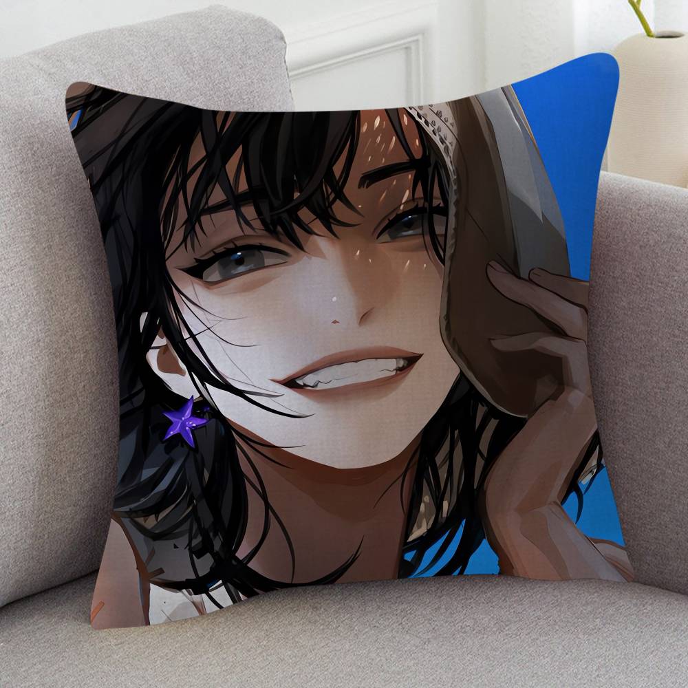 Anime Omniscient Reader Cartoon Series Square Pillowcase Soft Waist Sofa Cushion Cover Bedroom Room Pillowcase