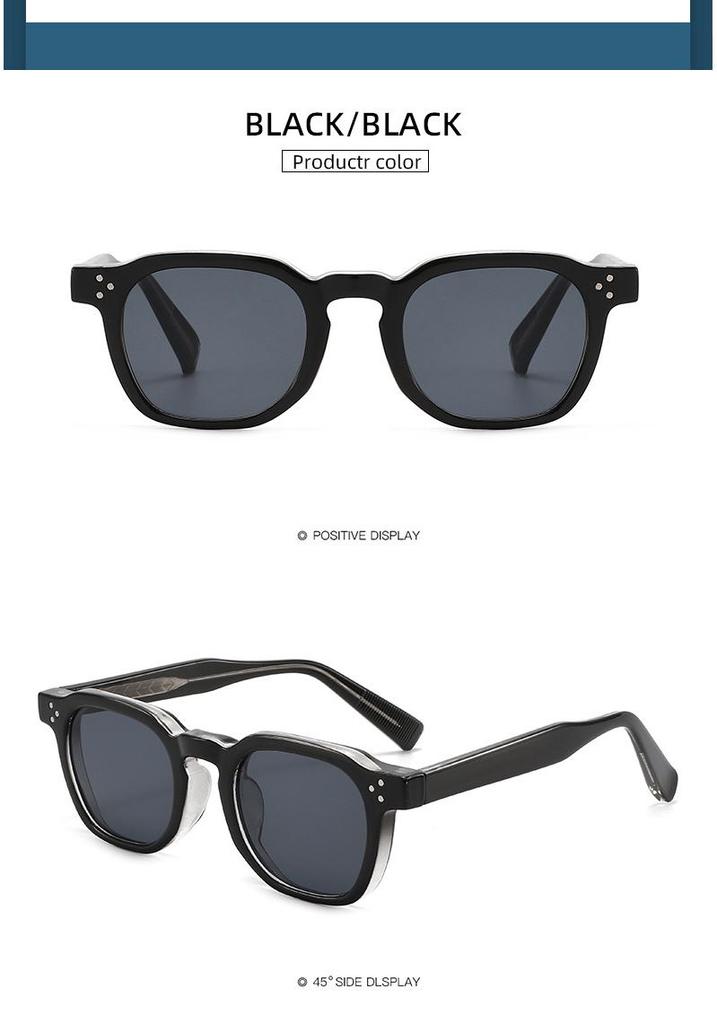 Classic Retro Square Frame High-End Sunglasses: Unisex Fashion