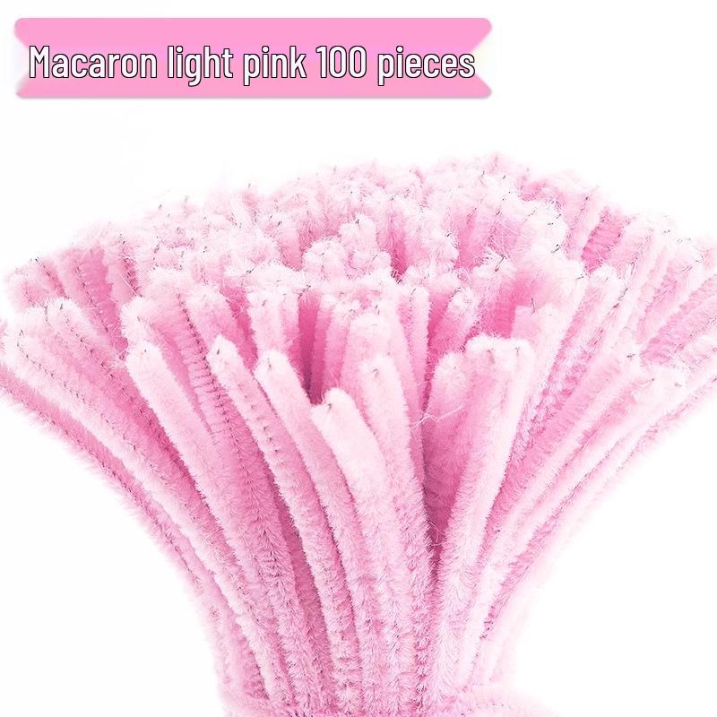 

Букет из макаронных синельных палочек: Набор цветных утолщенных стеблей ручной работы для повязок на голову и поделок