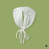 French Floral Lace Triangle Headscarf Romantic Summer White Lace Hair Scarf Wrap Hair Ribbons Travel Photo Headband Bandanas