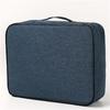 Travel Document Organizer with Combination Lock - Double Layer Fashion Canvas Wallet for Passport, Credit Cards & Cash