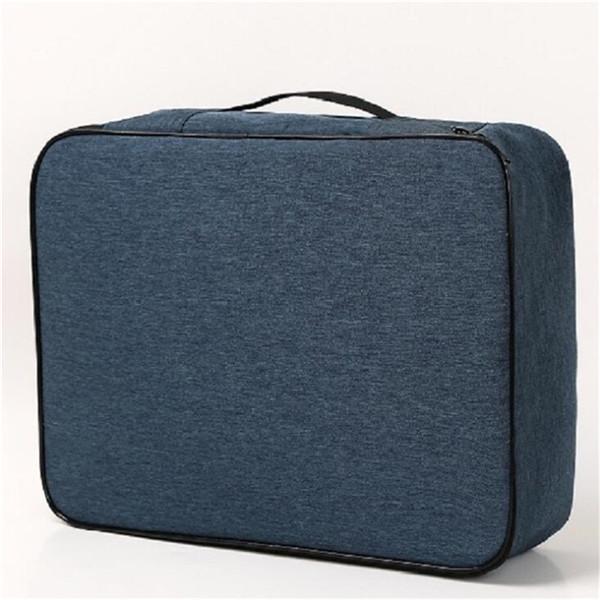 Travel Document Organizer with Combination Lock - Double Layer Fashion Canvas Wallet for Passport, Credit Cards & Cash