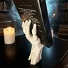 3D Printing Ghost Hand Book Stand Gothic Style Book Storage Rack  Tabletop Decor