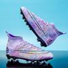 Foreign trade large size football shoes, boys high-top AG long nails artificial grass training shoes TF broken nails 068