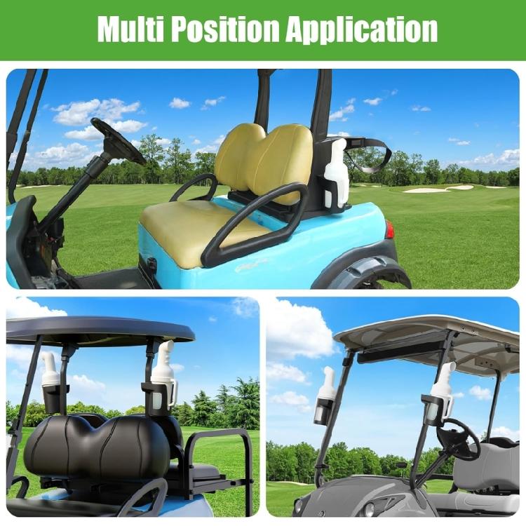 Large Volumes Golf Cart Divot Repair Tool Handle Included Base Hardware Rain Protected Neck Easy Fill High Capacity