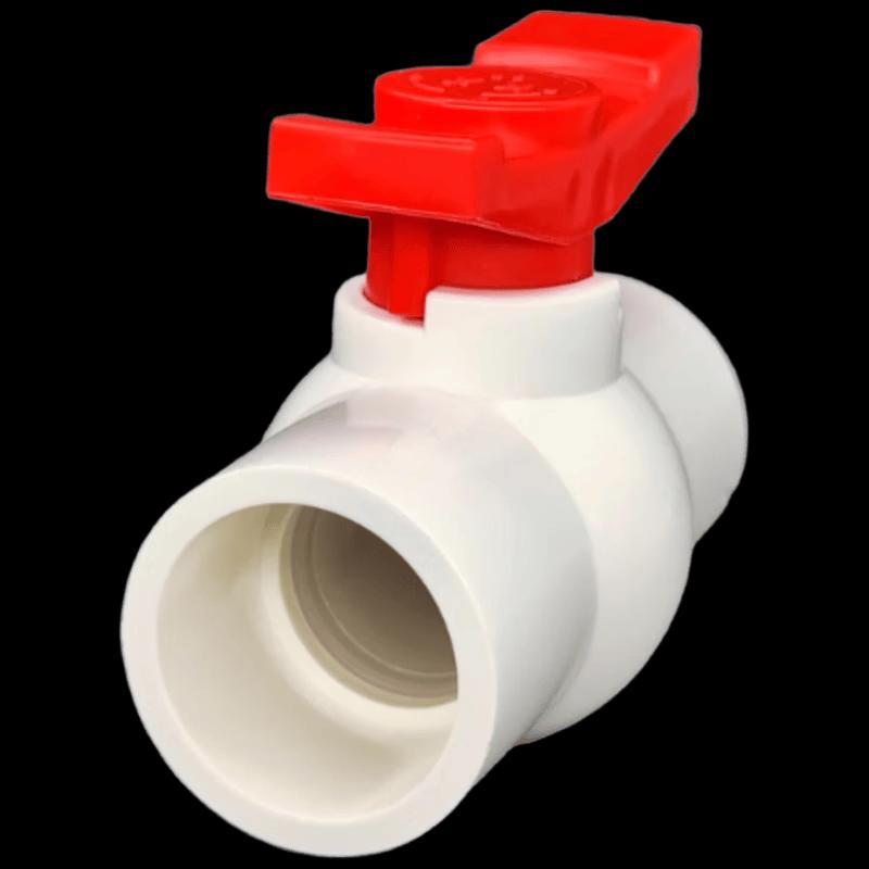 Lijuhong PVC Ball Valve Water Pipe Fittings (5-Pack, 50mm OD)
