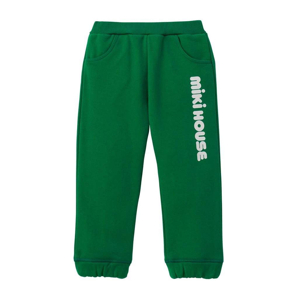 MIKIHOUSE Web Limited Logo Pants, Kids Baby Boys Girls, Size 100cm, Green, Model 10-3219-680