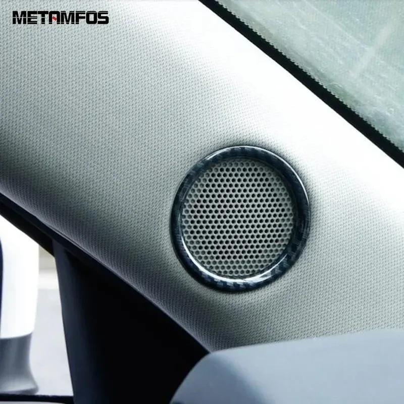 For Mazda CX-5 CX5 KF CX-8 CX8 2017- 2024 Carbon Fiber Window A Pillar Sound Audio Loud Speaker Cover Trim Car Accessories