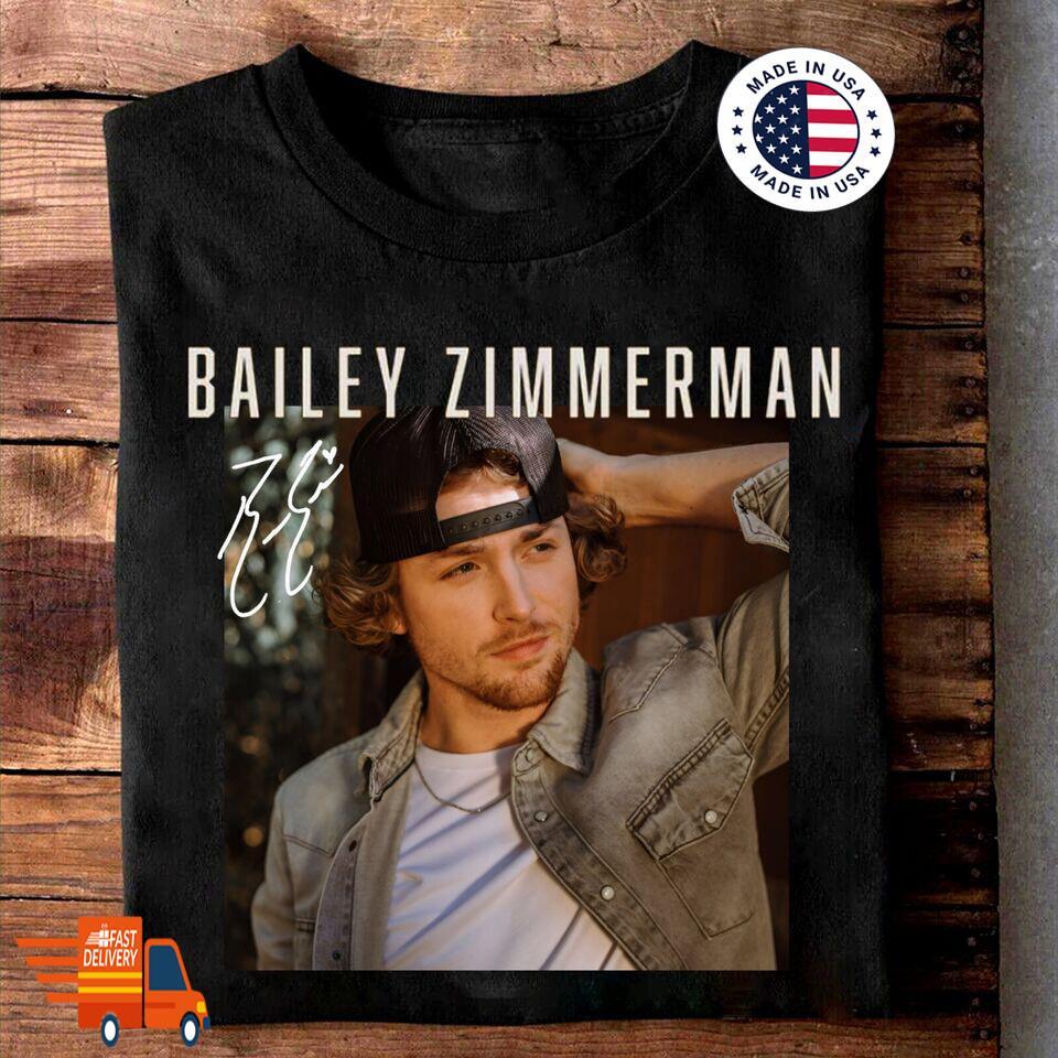 New Popular Bailey Zimmerman Singer Shirt Men Shirt S-