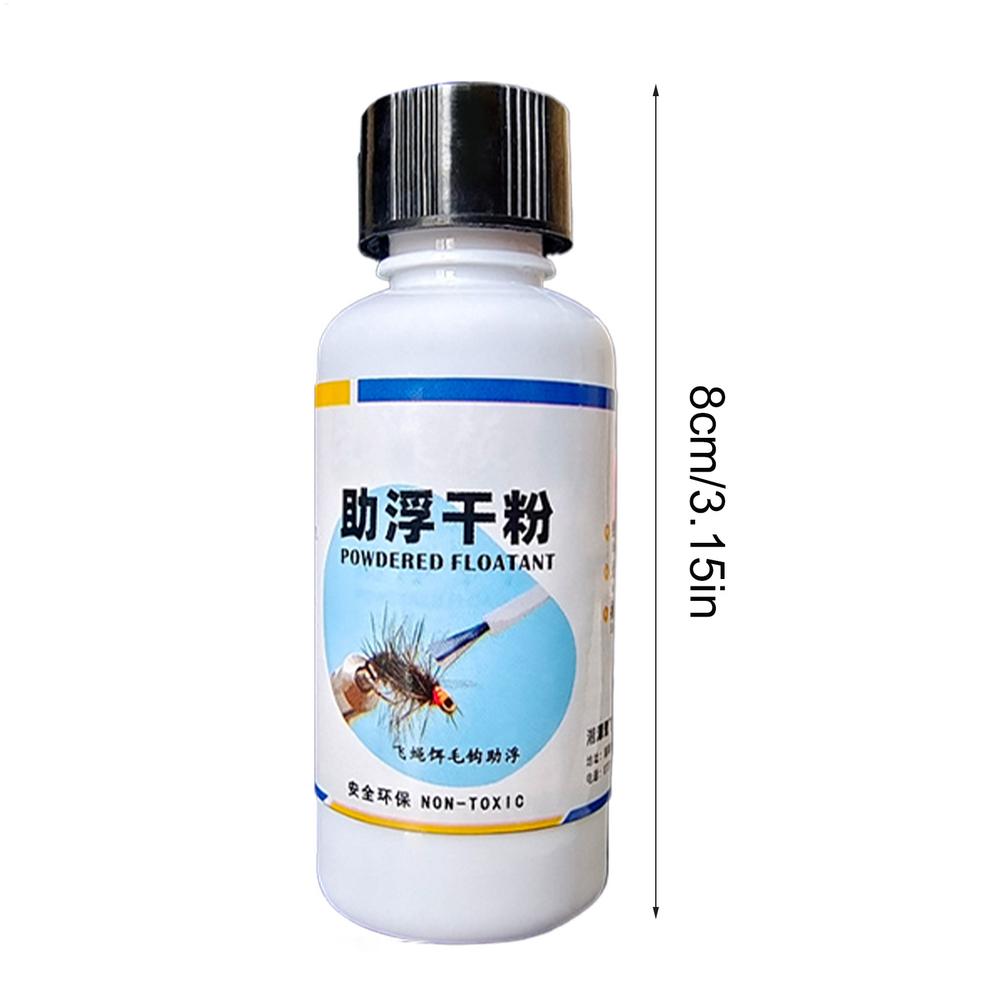 Dry Fly Powder Floating Aid Fishing Bait Powder Long-Lasting Fly Fishing Floatant Fly Tying Powder Fly Fishing Accessories