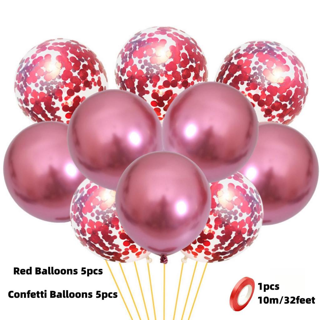 10pcs Globos Confetti Latex Balloons Wedding Decoration Baby Shower Birthday Party Decor Clear Air Balloons Valentine'S Day