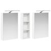 Bathroom Cabinet Set 3 Pcs 100 X 10.5 X 60.5 Cm Particleboard