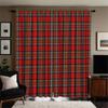 Piece Set High Definition Digital Printed Curtainred Plaid Checkered Pattern Curtainshome Decoration Style Curtains Made Of Polyester