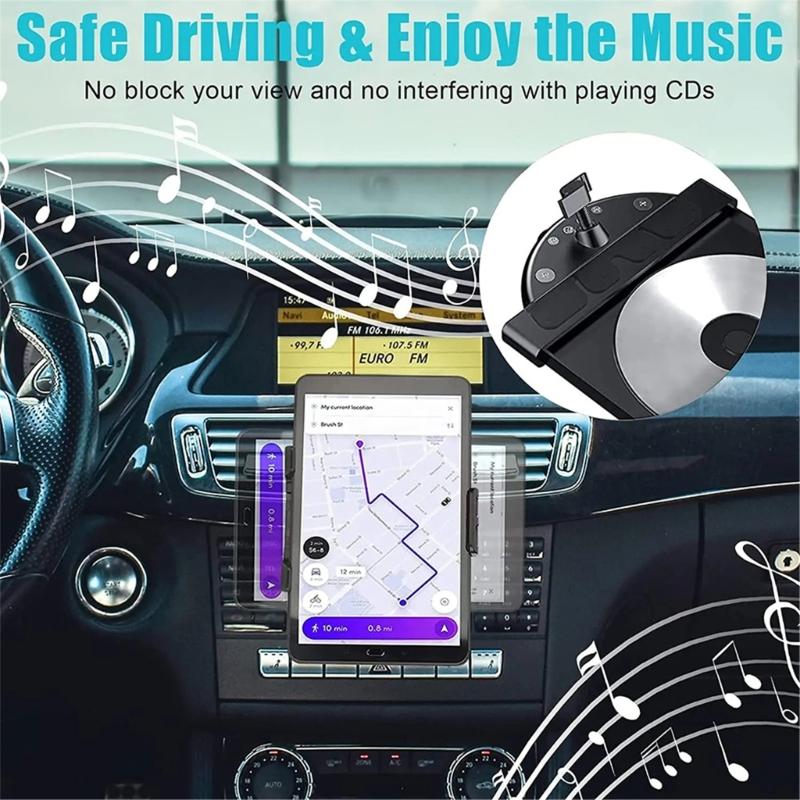 Universally Mobile Phone Holder Car Player Slot Accessories Car Phone Mount Navigation Brackets Stand