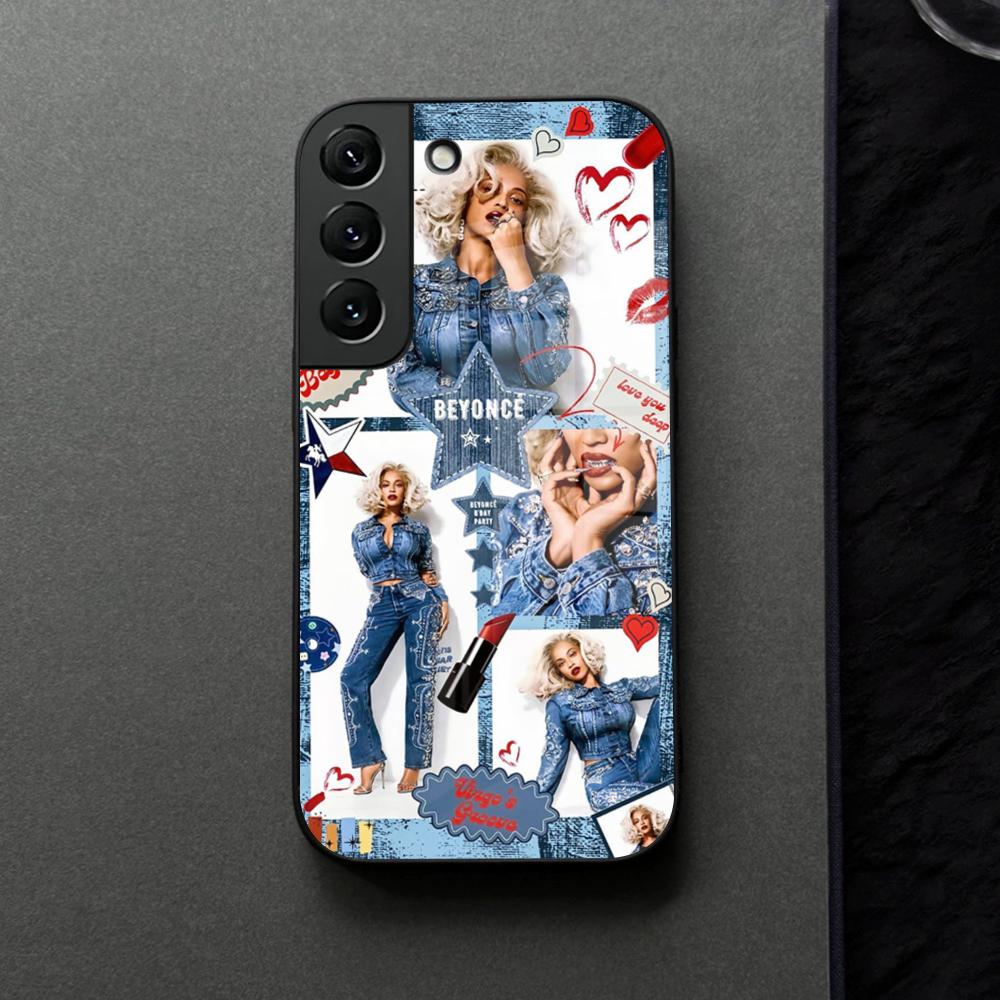 Album Bey Beyonce Phone Case Glass For Samsung Galaxy S21 S26 S25 S22 S20 S24 S23 Ultra Fe Plus A16 A34 A54 A24 Coque
