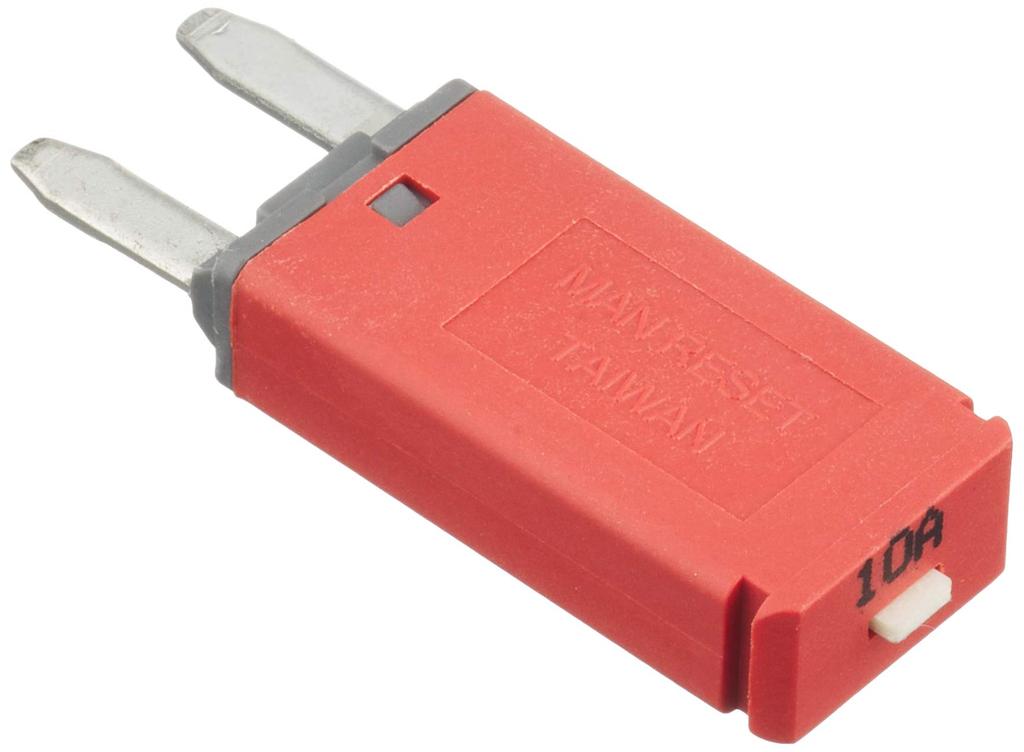 Kijima 304-7080 Motorcycle Parts Fuse Breaker, Mini Flat Type, Low Profile Compatible, 10A, Universal, Pack of 1