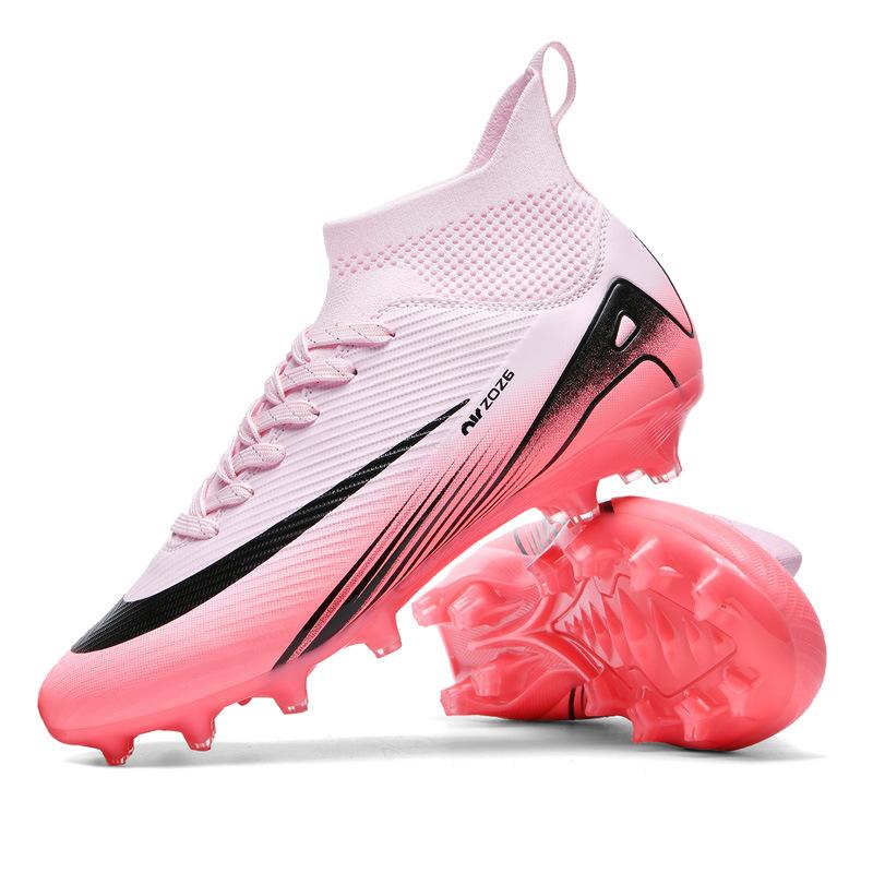 Football shoes new outdoor sports AG long nails TF broken nails competition training grass football shoes factory 2025