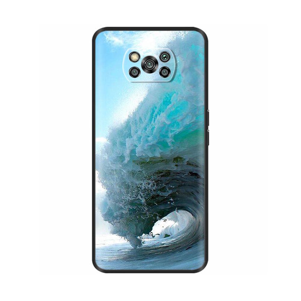 Cover For Xiaomi Poco X3 Pro Case Soft Silicon Black Phone Casse for Poco X3 NFC Case for Poco X 3 NFC PocoX3 Pro TPU Capa Funda