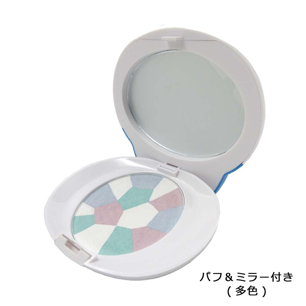 Hachiware Face Powder with Mirror CW46275 Chiikawa Chiikawa Cute Affordable Nagano Makeup Korean Makeup Glossy Skin Transparency <Multi-color Type>