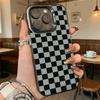 Black and Gray Checkerboard Phone Case for Redmi Note 15 14 13 12 11 10 9 Pro Plus Anti-Scratch Premium Hard Cover