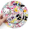 50 Sanrio Cute Cartoon Stickers: Guka, Pompompurin, Kuromi for Decorating Phone Cases, Small Mochi Stickers