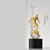 Customized Metal Figure Sculpture Crystal Trophy Basketball, Football, Running, Table Tennis, Martial Arts, Cycling, Golf Trophy