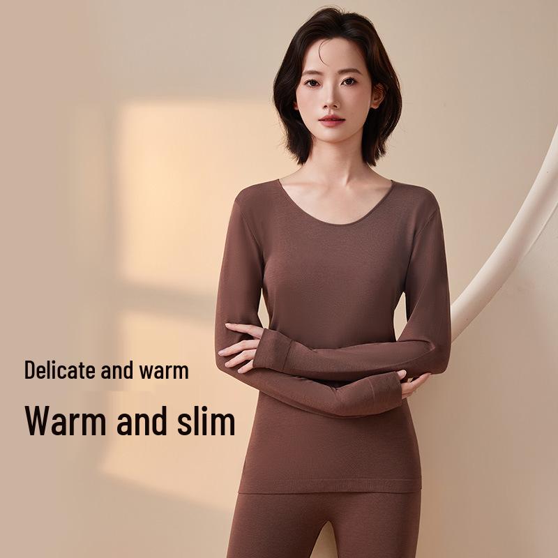2025 Nahtloses Damen Thermo Body Shaping Unterwäscheset für Herbst & Winter.