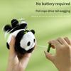 Wagging Tail Tail Wagging Panda Doll Cartoon Pulling Rope Panda Doll  Kids