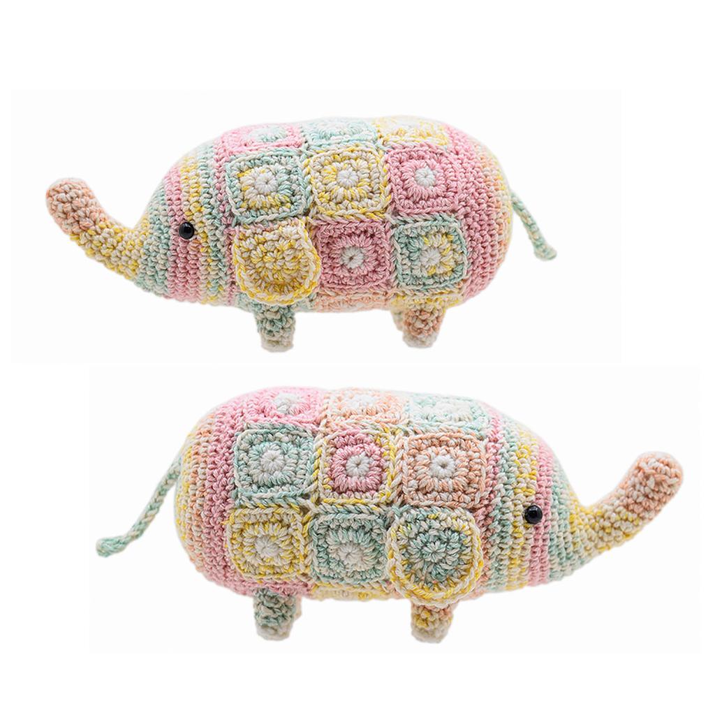 NASKA Amigurumi Kit Kurt the Elephant (using a knife mailer) by Elta Design (Hiroko Takeda) HT-31