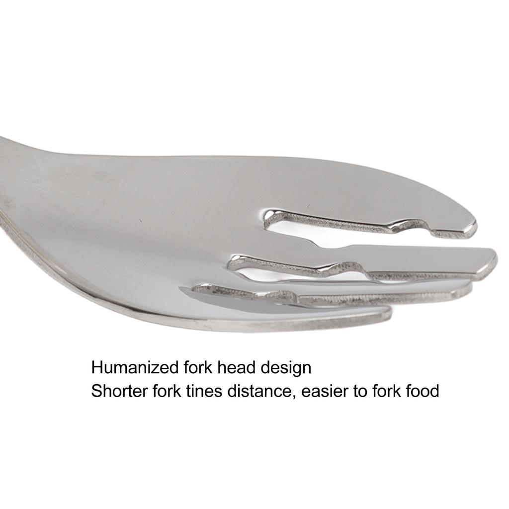 Baby Fork Spoon Set Stainless Steel Portable Short Handle Toddler Forks and Spoons for Schools Kindergartens Yellow
