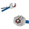 Portable Automotive A/C Hose Crimping Machine - Manual Hydraulic Pipe Crimper Tool