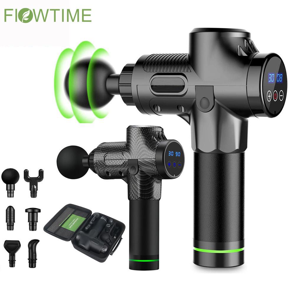 High-Frequency Touch Screen Massage Gun for Muscle Relaxation & Meridian Therapy