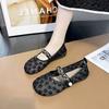 Mesh breathable single shoes gentle wind women's shoes 2025 new summer thin one-pedal flat lazy maternity shoes