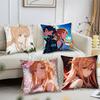 Asuna Animation SWord AArt OOnline Pillow Case Fashion Square Pillowcase Bedroom Sofa Room Ins Decoration Leisure