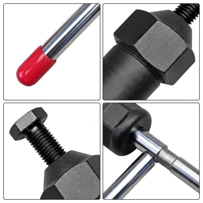 600psi Pressure Grease Fitting Unclogging Tool Carbon Steel Material Spiral Pressure Design High-Pressure Unclogging Tool
