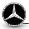 C200 E300 2026 Gorący Chrom Srebrny Błyszczący Czarny Gwiazda Przednia Osłona Chłodnicy Dekoracyjna Odznaka Emblemat w Stylu OE Chrom Srebrny Dla Mercedes Benz