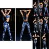 Women High Waist Yoga Fitness Leggings With Stretchy Polyester Fabric For Comfortable Movement