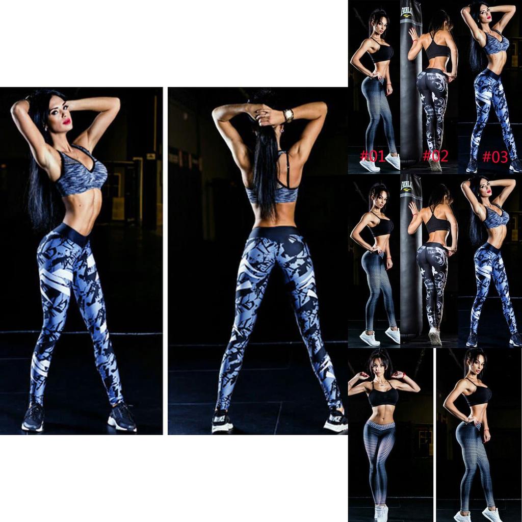 Women High Waist Yoga Fitness Leggings With Stretchy Polyester Fabric For Comfortable Movement