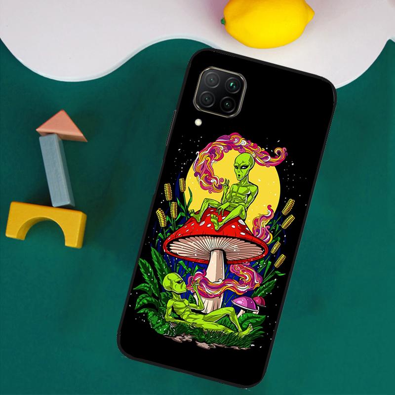 Mushroom Moon Shroom Farmer For Huawei Nova Y61 Y91 Y73 Y72 Y70 Y60 Y90 12s 12i 11i 8i 9 10 SE P30 P40 Lite P60 Pro Case
