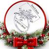 A25F-24 Pieces Snowflake Napkin Rings Christmas Snowflake Napkin Holder Rings For Christmas Holiday Table Decoration (Silver)
