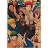 Kuroko's Basketball Retro Kraft Poster Decorative Wall Art Mural 407