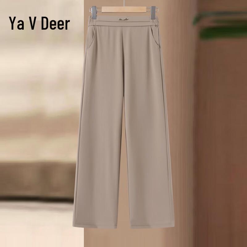 Yalu Women s High-Waist Straight-Leg Trousers 4XL